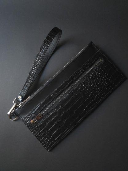 Flat Leather Phone Wristlet Wallet - Image 6