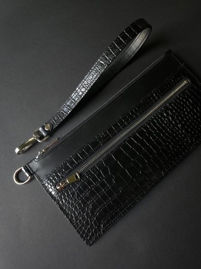 Flat Leather Phone Wristlet Wallet - Image 4