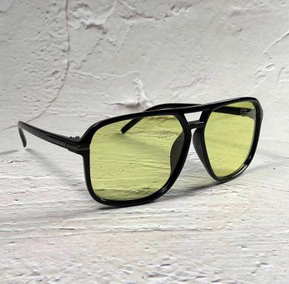 Retro large frame double beam sunglasses - Image 8