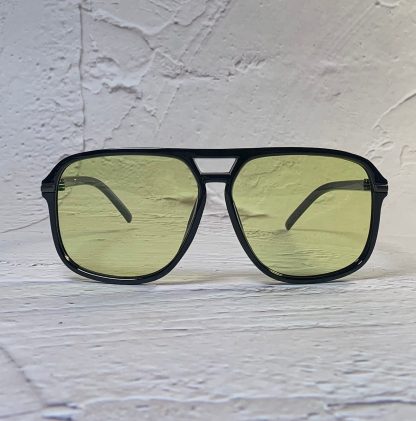 Retro large frame double beam sunglasses - Image 4