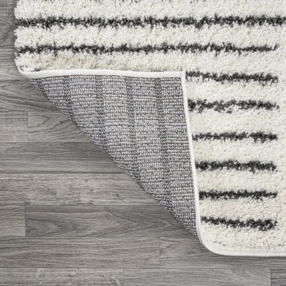 Modern geometric lines carpet - Image 12