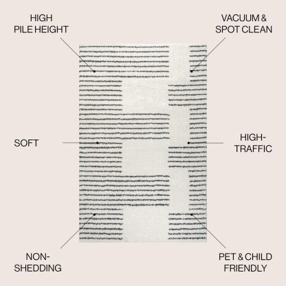 Modern geometric lines carpet - Image 10