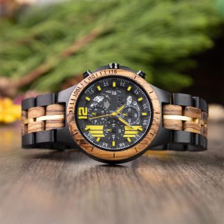 Men's Wooden Mechanical Watch