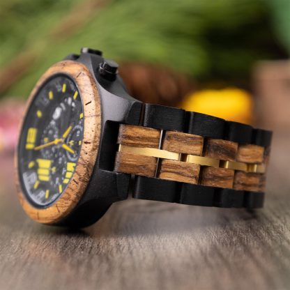 Men's Wooden Mechanical Watch - Image 3
