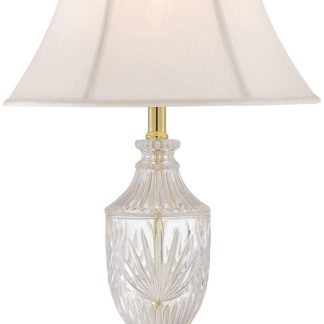 Crystal carved lamp
