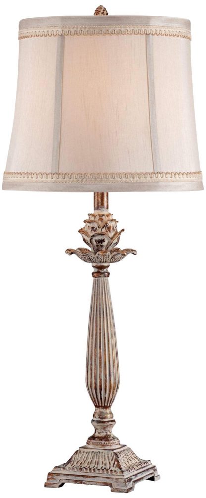 Retro old metal table lamp