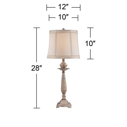 Retro old metal table lamp - Image 3