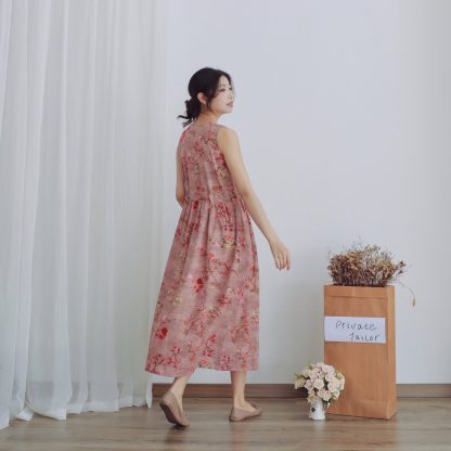 Floral sleeveless dress - Image 3