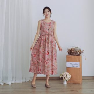 Floral sleeveless dress