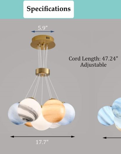 Creative Planet Ceiling Chandelier - Image 10