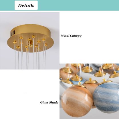Creative Planet Ceiling Chandelier - Image 5