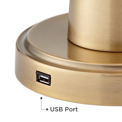 Simple modern metal cone table lamp - Image 10