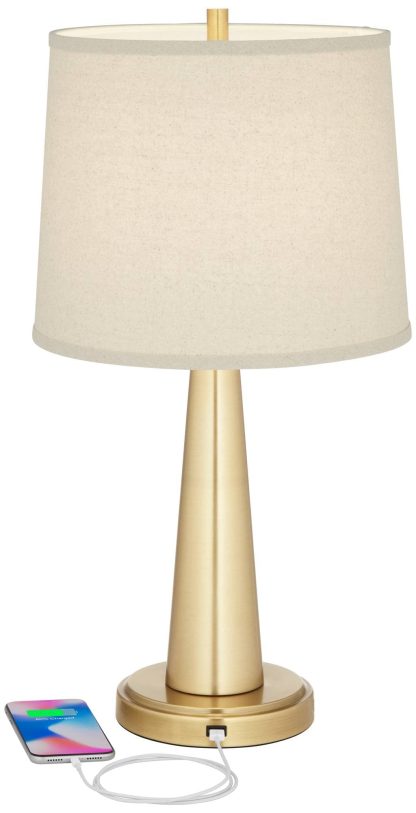 Simple modern metal cone table lamp - Image 5