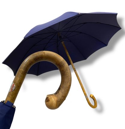 Vintage solid wood curved handle long handle umbrella - Image 10