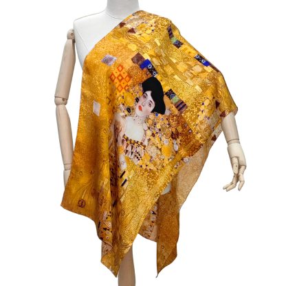 Klimt art print scarf - Image 7