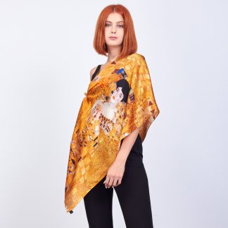 Klimt art print scarf