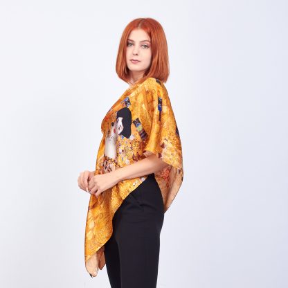 Klimt art print scarf - Image 4