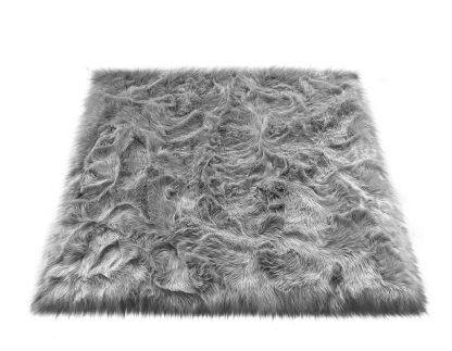 Faux Sheepskin Living Room Rug