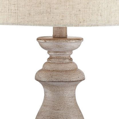 Elegant Linen Table Lamp - Image 7