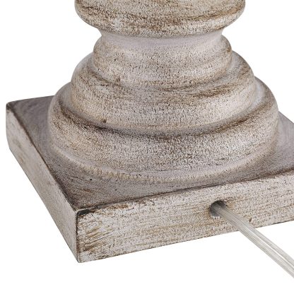 Elegant Linen Table Lamp - Image 4