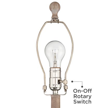 Elegant Linen Table Lamp - Image 3