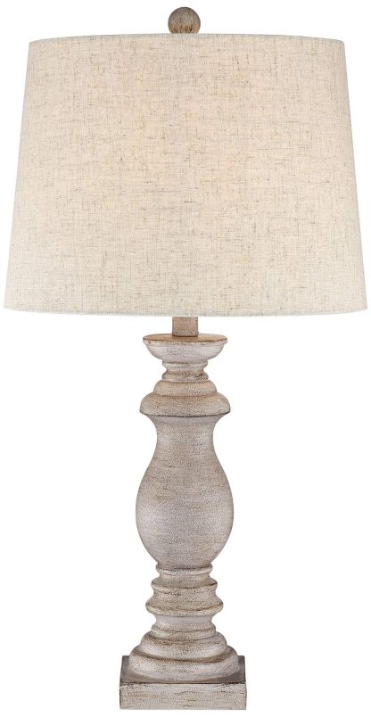 Elegant Linen Table Lamp - Image 2