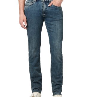 Medium blue washed slim jeans