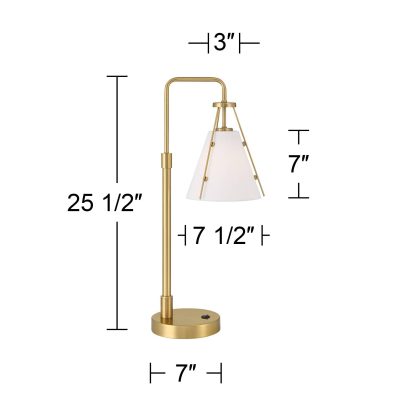 Simple modern golden table lamp - Image 9