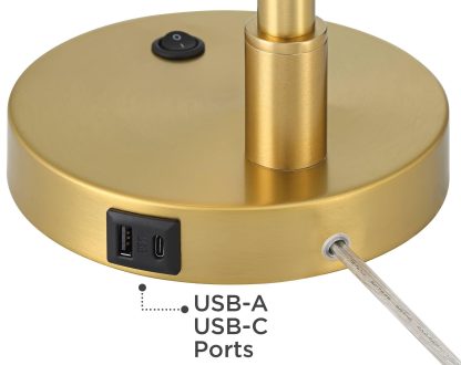 Simple modern golden table lamp - Image 2
