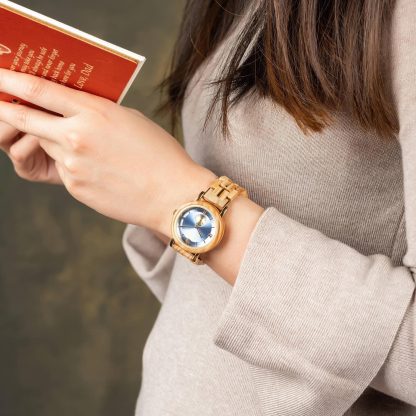 Unique light blue dial watch - Image 3