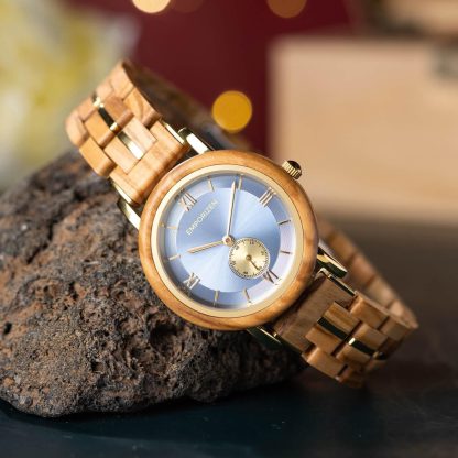 Unique light blue dial watch - Image 5