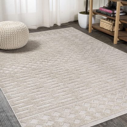 Light Gray Rhythm Simple Texture Outdoor Carpet - Image 11