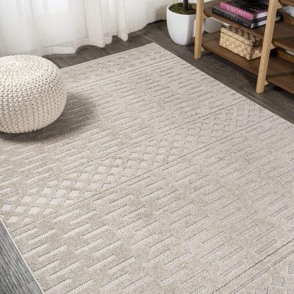 Light Gray Rhythm Simple Texture Outdoor Carpet - Image 4