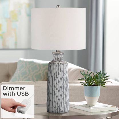 Modern simple ceramic texture table lamp - Image 8