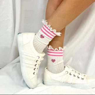 Sweetheart girl lace socks