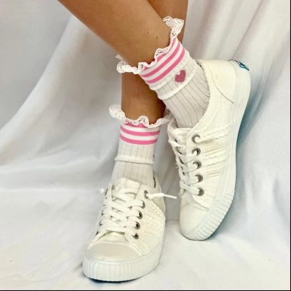 Sweetheart girl lace socks - Image 2