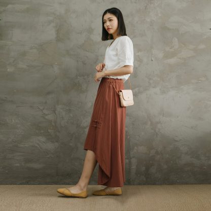 Irregular high waist skirt - Image 4
