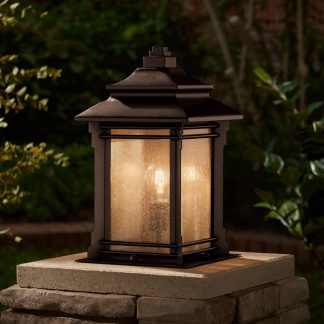 Retro Garden Pillar Light