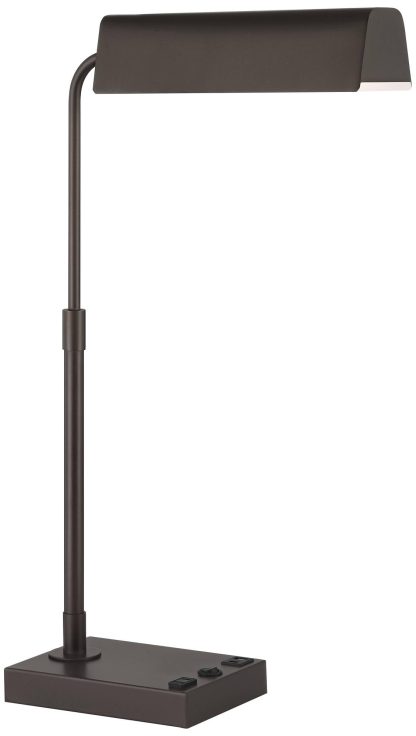 Simple modern black metal table lamp - Image 8