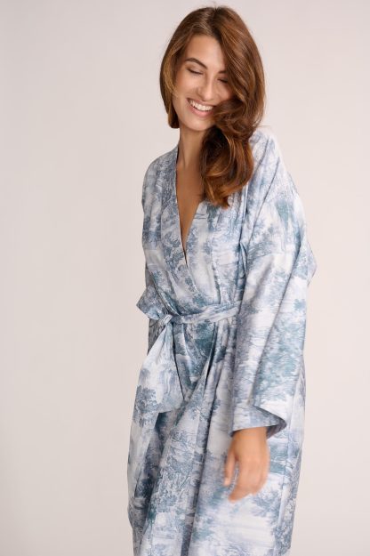 Printed tie robe - Image 3