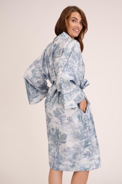 Printed tie robe - Image 2