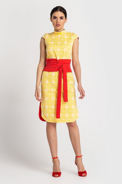 Chinese print dress