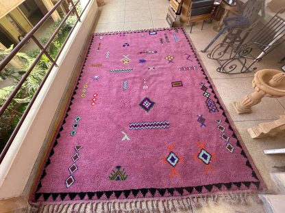 Purple Art Handmade Carpet - Image 4