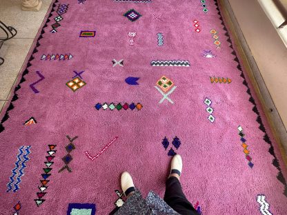 Purple Art Handmade Carpet - Image 3
