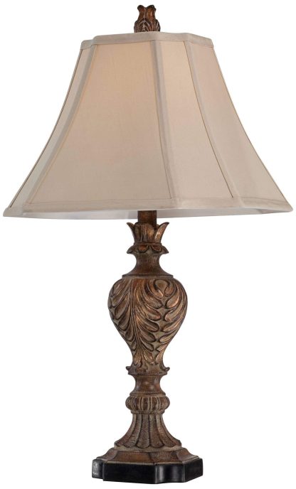 Classical carved table lamp - Image 2