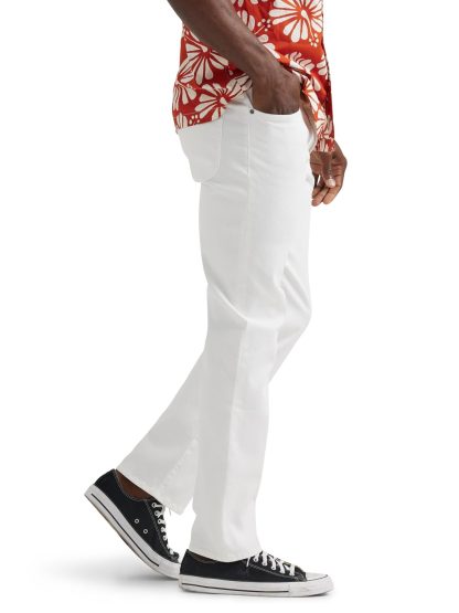 Men's white casual pants - Image 3