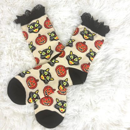 Halloween cute lace socks - Image 2