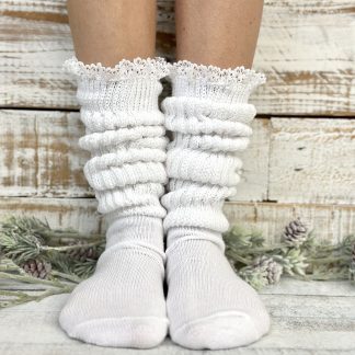 Vintage lace socks