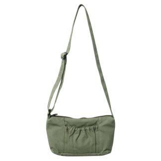 Army Green Canvas Casual Shoulder Bag