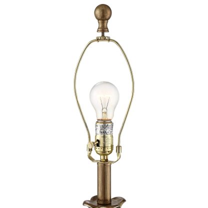 French palace style carved table lamp - Image 4